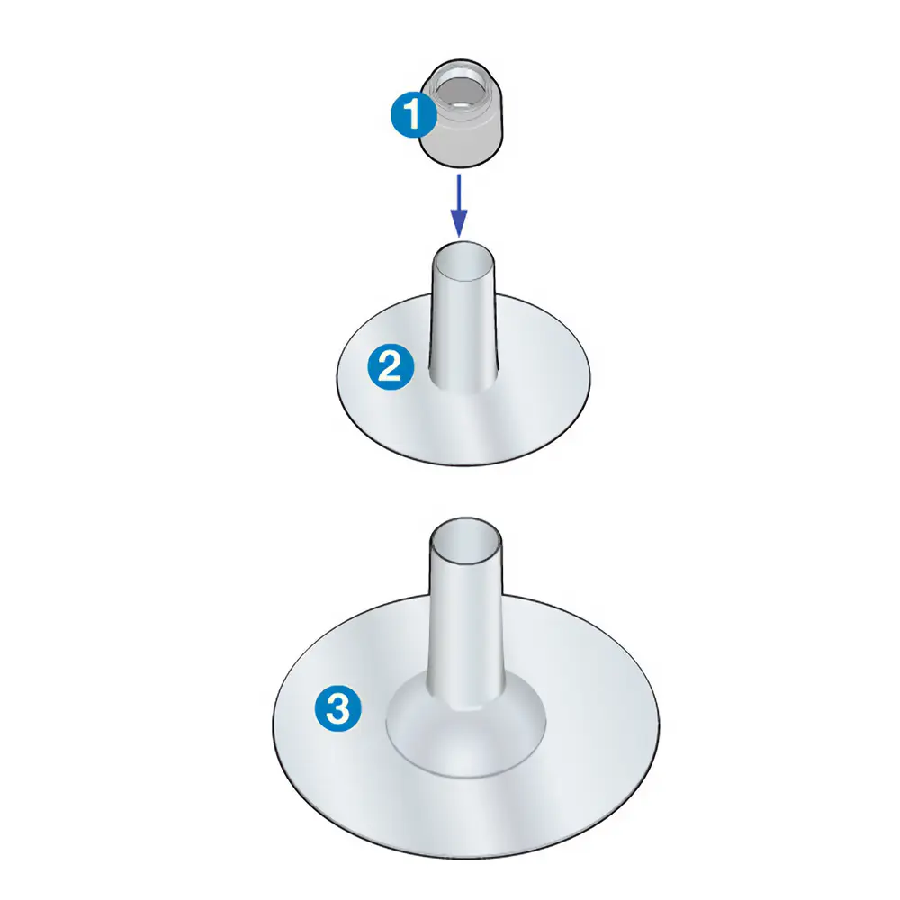 garde-corps de sécurité en aluminium Barrial Décor les manchons, habillage standard
