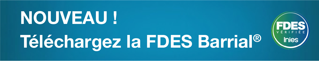 Barrial garde-corps toiture terrasse disponible FDES